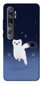 Чехол Хорёк в снегу для Xiaomi Mi Note 10