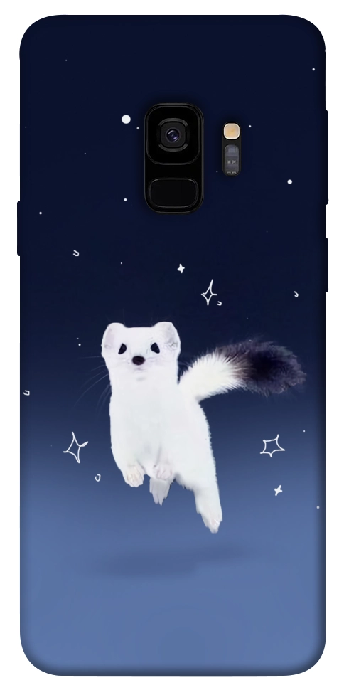 Чехол Хорёк в снегу для Galaxy S9