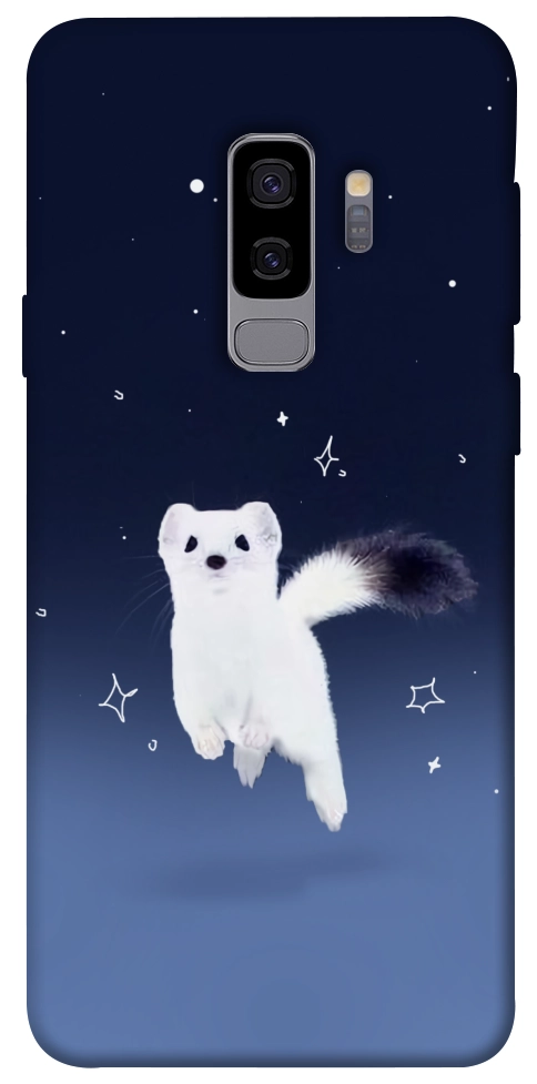 Чехол Хорёк в снегу для Galaxy S9+