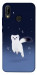 Чехол Хорёк в снегу для Huawei P20 Lite