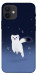 Чехол Хорёк в снегу для iPhone 12
