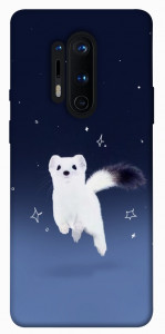 Чехол Хорёк в снегу для OnePlus 8 Pro