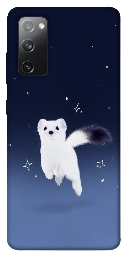 Чехол Хорёк в снегу для Galaxy S20 FE