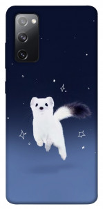 Чехол Хорёк в снегу для Galaxy S20 FE