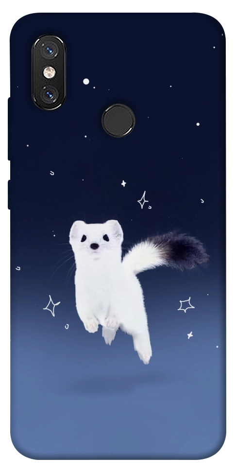 Чехол Хорёк в снегу для Xiaomi Mi 8