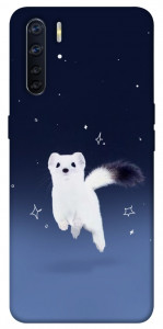 Чехол Хорёк в снегу для Oppo A91