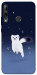 Чехол Хорёк в снегу для Huawei P40 Lite E