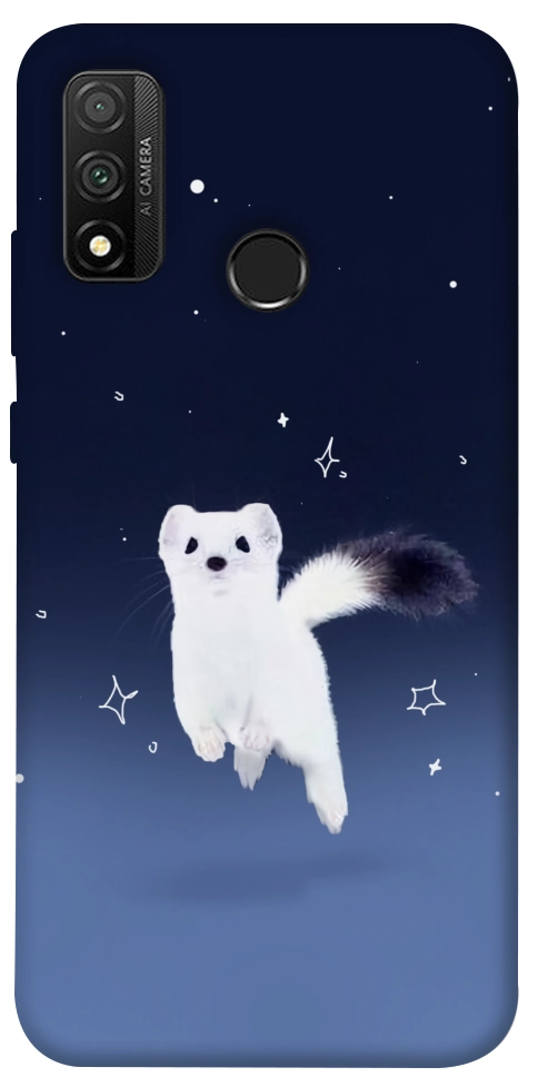 Чехол Хорёк в снегу для Huawei P Smart (2020)