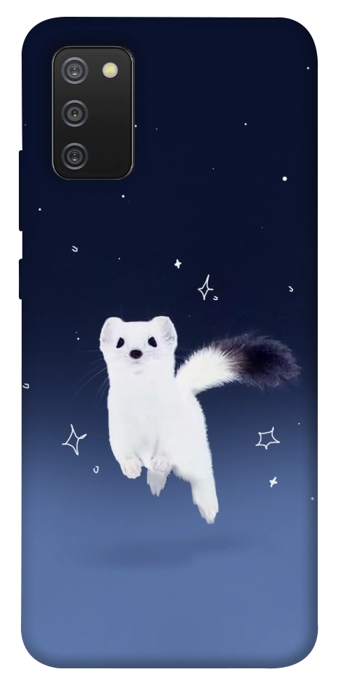 Чохол Тхір у снігу для Galaxy A02s