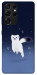 Чехол Хорёк в снегу для Galaxy S21 Ultra
