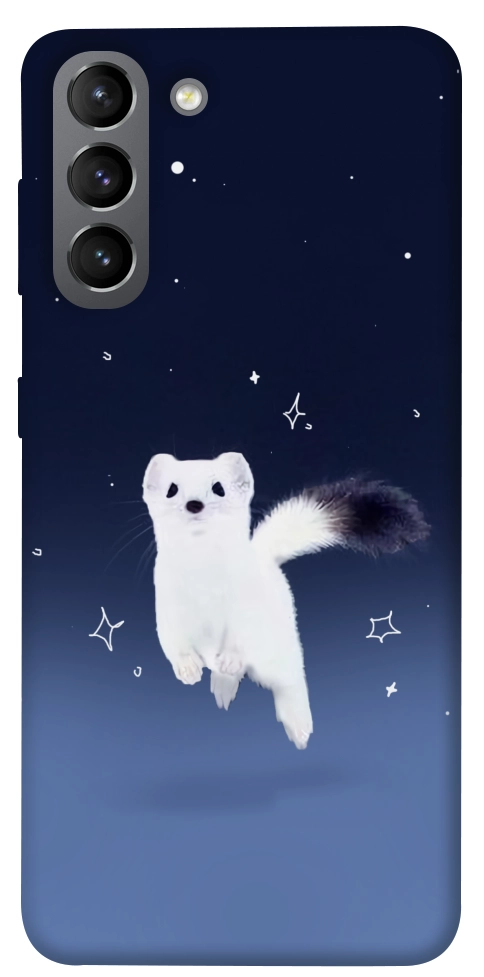 Чехол Хорёк в снегу для Galaxy S21