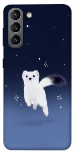 Чехол Хорёк в снегу для Galaxy S21