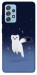 Чехол Хорёк в снегу для Galaxy A52