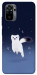 Чехол Хорёк в снегу для Xiaomi Redmi Note 10