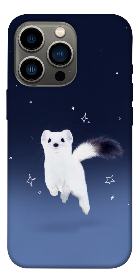 Чехол Хорёк в снегу для iPhone 13 Pro