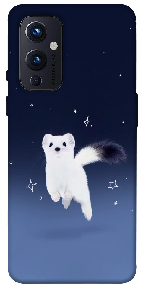 Чехол Хорёк в снегу для OnePlus 9