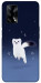 Чехол Хорёк в снегу для Oppo A74 4G