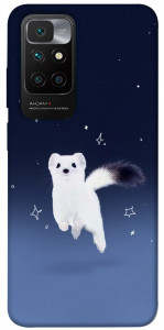 Чехол Хорёк в снегу для Xiaomi Redmi 10
