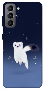 Чехол Хорёк в снегу для Galaxy S21 FE