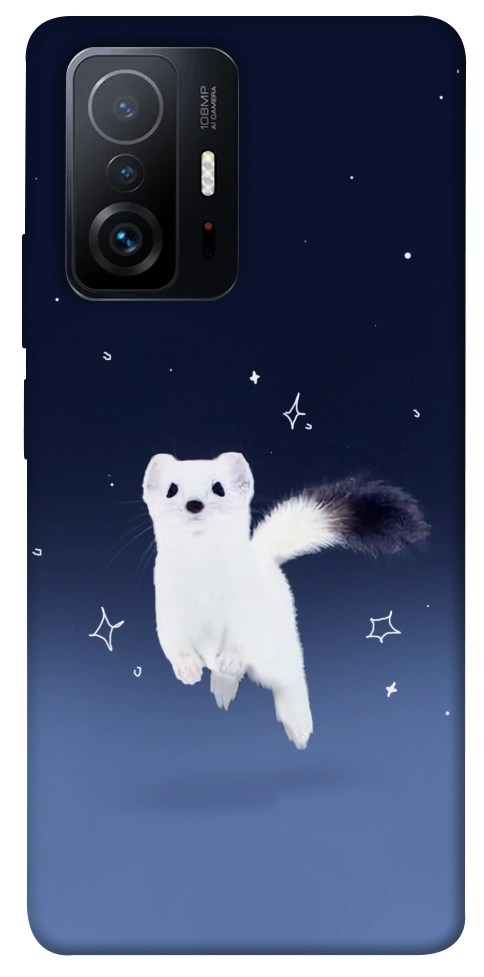 Чехол Хорёк в снегу для Xiaomi 11T