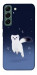 Чехол Хорёк в снегу для Galaxy S22