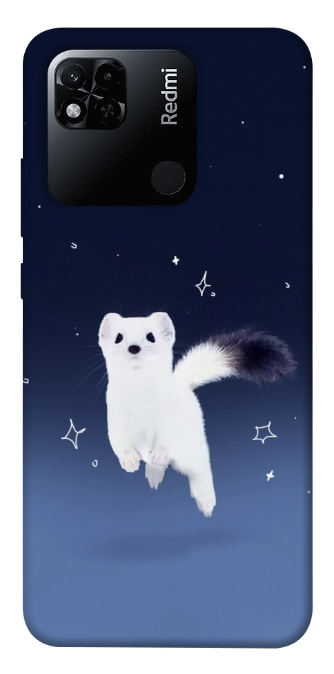 Чехол Хорёк в снегу для Xiaomi Redmi 10A