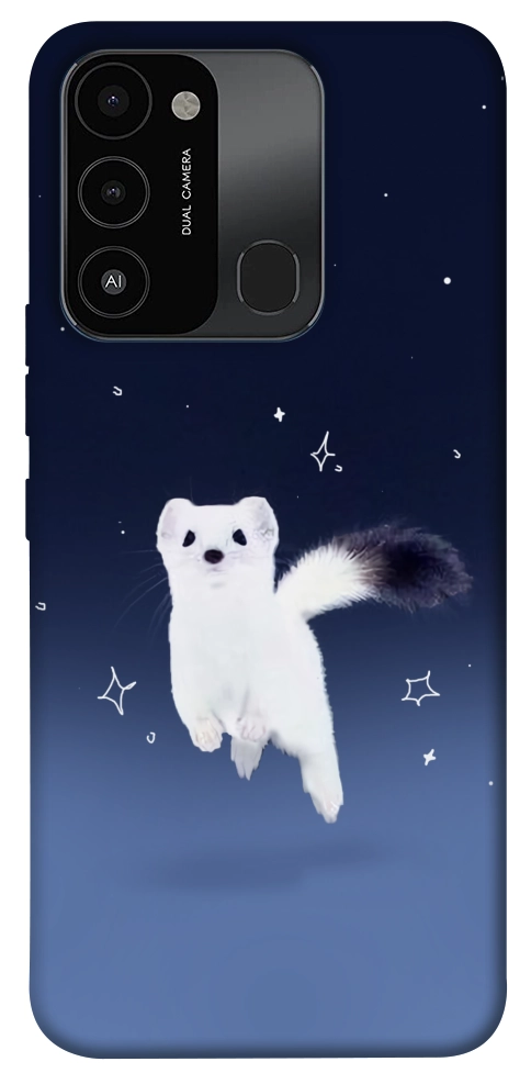 Чехол Хорёк в снегу для TECNO Spark 8C