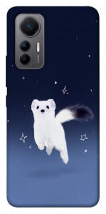 Чехол Хорёк в снегу для Xiaomi 12 Lite