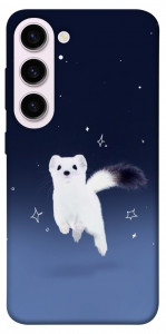 Чехол Хорёк в снегу для Galaxy S23+