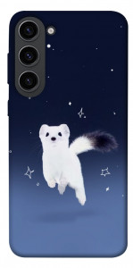 Чехол Хорёк в снегу для Galaxy S23