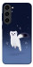 Чехол Хорёк в снегу для Galaxy S23