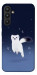 Чехол Хорёк в снегу для Galaxy A34 5G