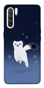 Чехол Хорёк в снегу для Oppo Reno 3