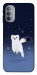 Чехол Хорёк в снегу для Motorola Moto G31