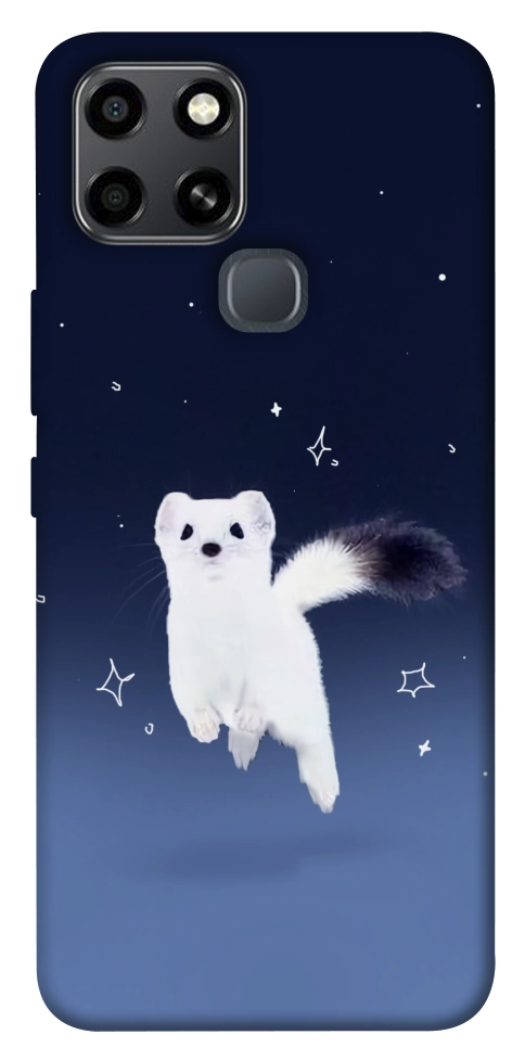 Чехол Хорёк в снегу для Infinix Smart 6