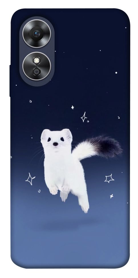 Чехол Хорёк в снегу для Oppo A17