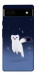 Чехол Хорёк в снегу для Google Pixel 6A