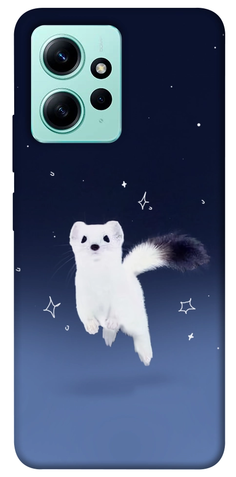 Чехол Хорёк в снегу для Xiaomi Redmi Note 12 4G