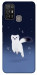 Чехол Хорёк в снегу для ZTE Blade A52