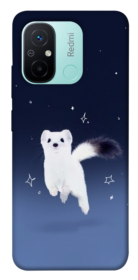 Чехол Хорёк в снегу для Xiaomi Redmi 12C