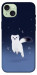 Чехол Хорёк в снегу для iPhone 15 Plus