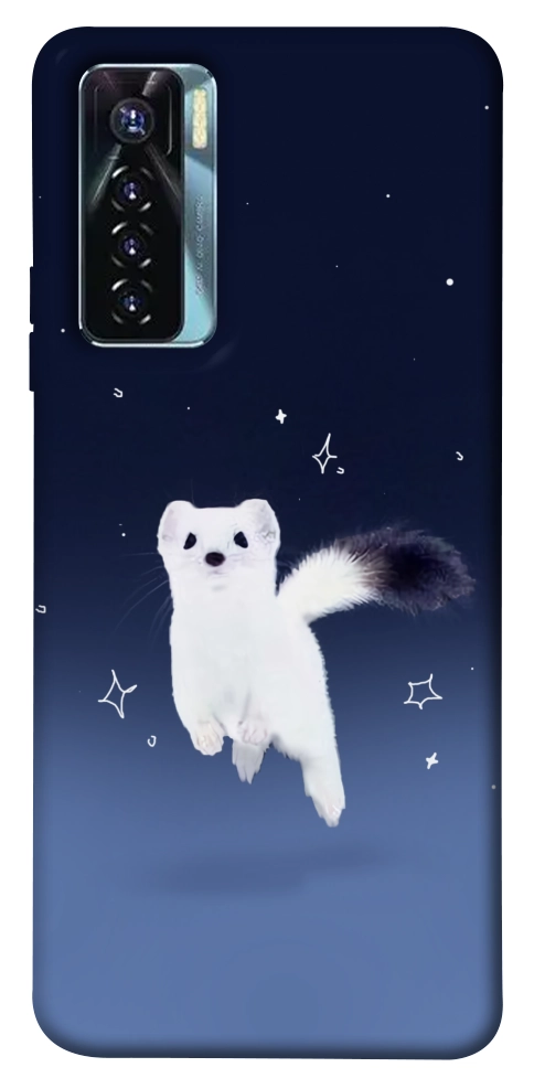 Чехол Хорёк в снегу для TECNO Camon 17 Pro