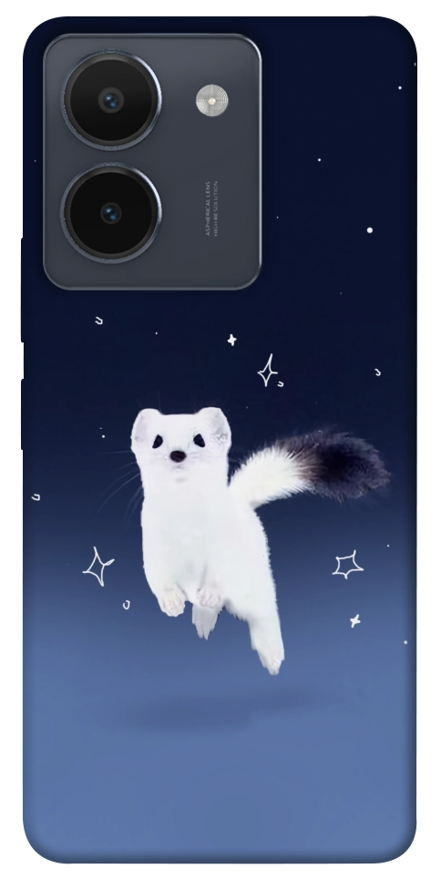 Чехол Хорёк в снегу для Vivo Y36