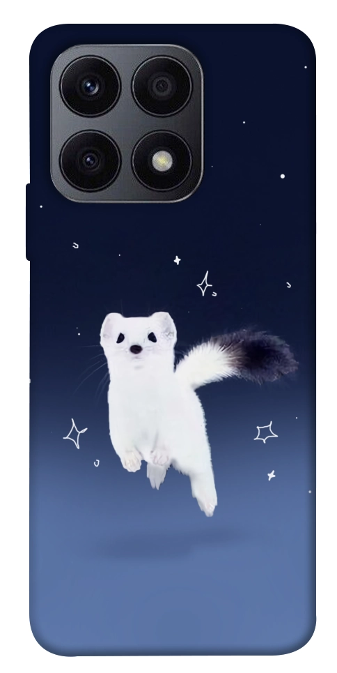 Чехол Хорёк в снегу для Huawei Honor X8a