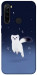Чехол Хорёк в снегу для Xiaomi Redmi Note 8 2021