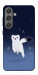 Чехол Хорёк в снегу для Galaxy S24+
