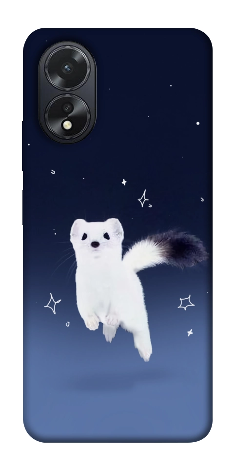 Чехол Хорёк в снегу для Oppo A38