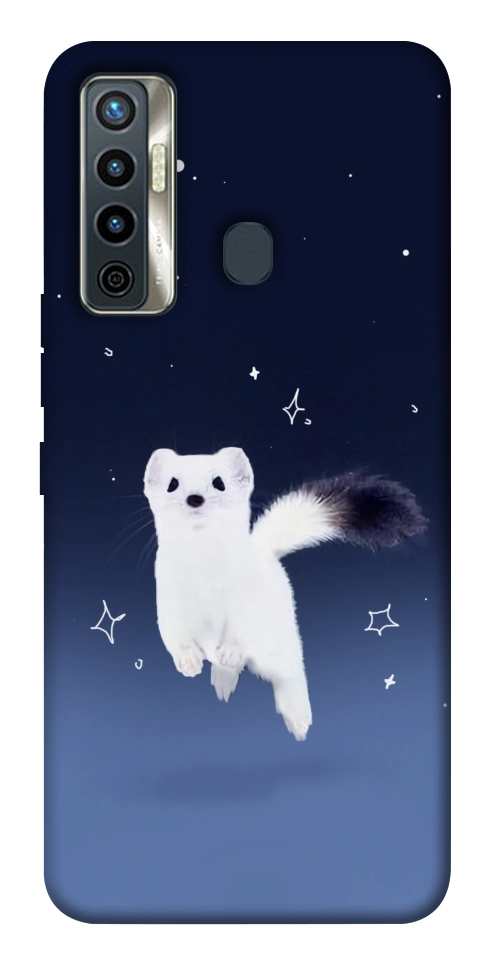 Чехол Хорёк в снегу для TECNO Camon 17