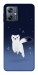 Чехол Хорёк в снегу для Motorola Moto G54