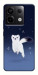 Чехол Хорёк в снегу для Xiaomi Redmi Note 13 Pro 4G